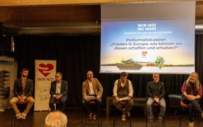 LAUNCH EVENT „Krieg ist keine Lösung!“ – starkes Zeichen für den 🕊Frieden 🕊
