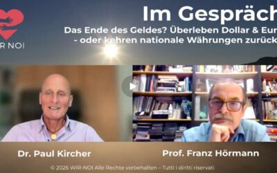 WIR-NOI IM GESPRÄCH – GELDPOLITIK & GESELLSCHAFT – 3. Gespräch mit Franz Hörmann am 8. Mai / Online